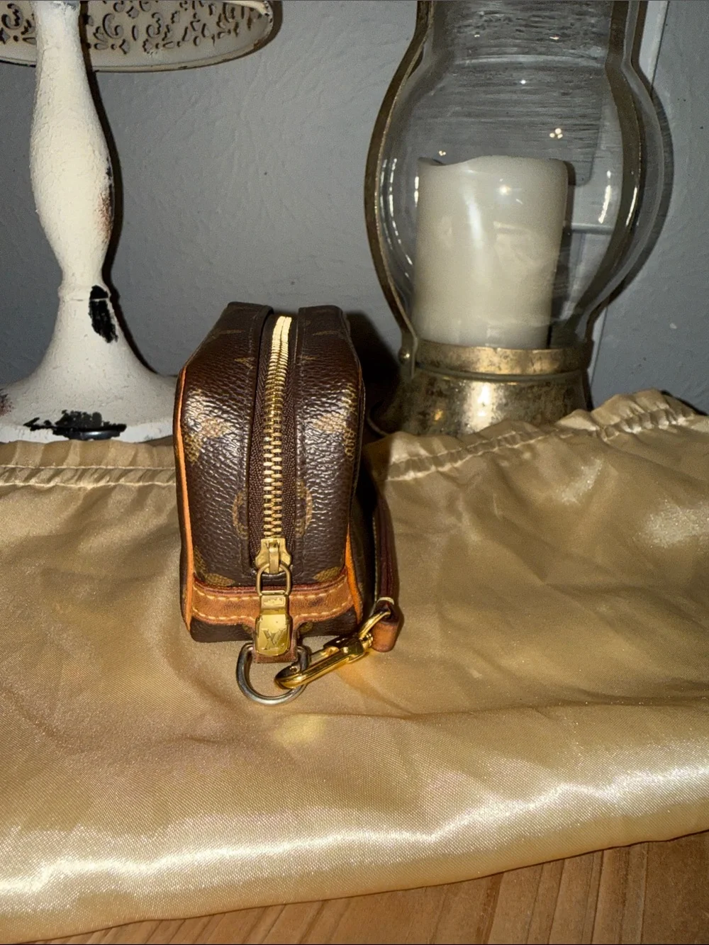 Louis Vuitton Brown Wapity wristlet